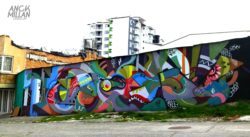 The abstract art movement of the 20th century lives on thanks to street artists like Anck Millan